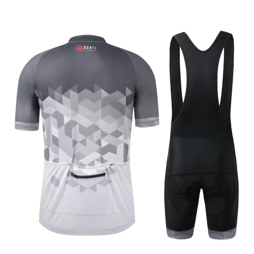 GCRFL Grey White Cycling Clothing Kit
