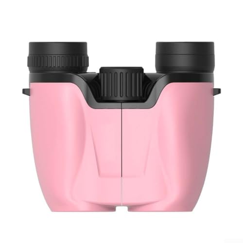 Mini prismáticos 7x para conciertos, observación de estrellas y más, diseño ligero con óptica multicapa para imágenes claras (rosa)