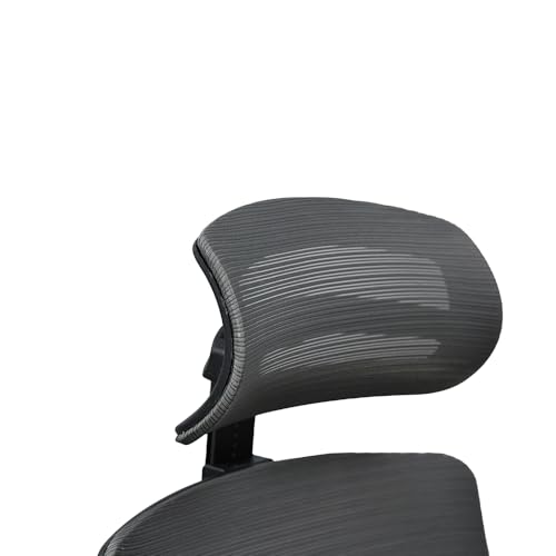 Image of Royaloak Tivoli Italian Office Chair with Revolving Base Nylon Mesh | Adjustable Headrest | Seat Tilt Lock Paddle | Nylon Base | Ergonomic Office Chair |High Back Office Chair |