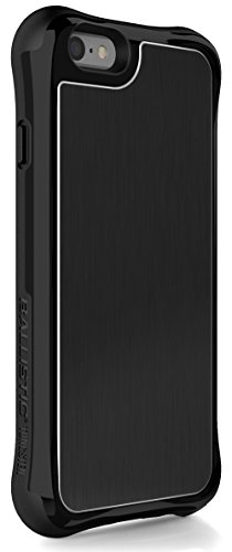 iPhone 6s Case, Ballistic [Tungsten Slim Series] Ultra Protective 6 Ft.Drop Test Certified Protective Case for iPhone 6 and 6S Brushed Black Back Plate