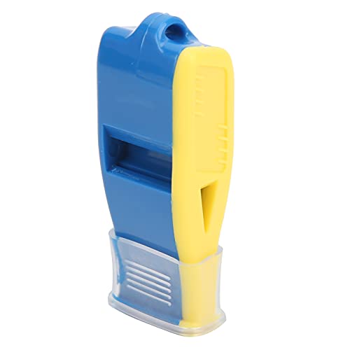 Silbato deportivo Gonetre azul amarillo ligero y portátil miniatura 3