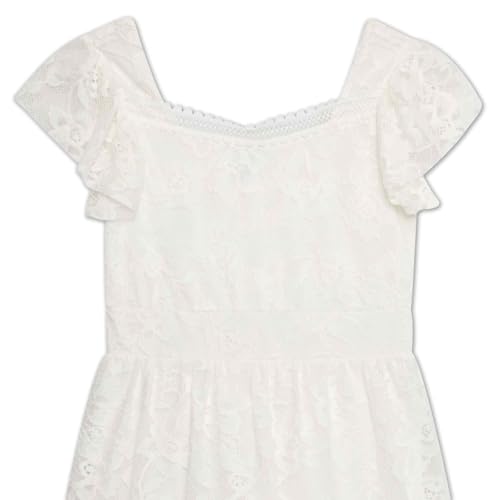 Speechless Girls' Flutter Sleeve Lace Tiered Party Dress4