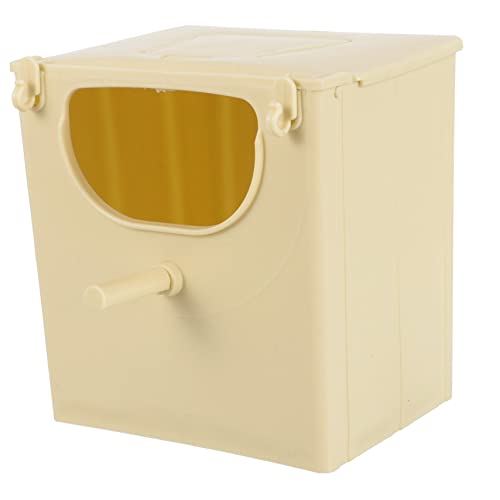 Yardwe Caja de cría de Juguetes para periquitos Neto Caso de cría de comederos Nido Game Box Caja Gaming Caja de incubación de pájaros casa de incubación de pájaros el plastico