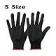 Fingerhandschuhe für Gitarristen, linke Hand, schützt vor Schnitten, Blasen, schmerzenden Fingern, schwarze Farbe (Größe S)