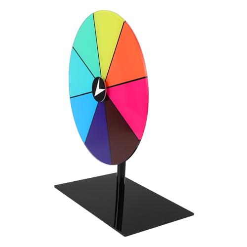 CORHAD Interactive Dry Erase Prize Wheel for Family Gatherings Rotating Tabletop Game Wheel