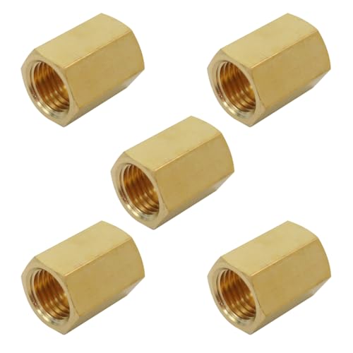 Zafina-UP 5Pcs Inverted Flare Brake Line Union for 3/16