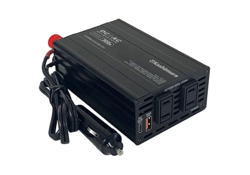 Amazon | カシムラ(Kashimura)/DC/ACインバーター300W + USB-A/USB-C