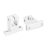 uxcell 2 Pcs SK12 12mm Bore Linear Rail Shaft Support for Milling Machine