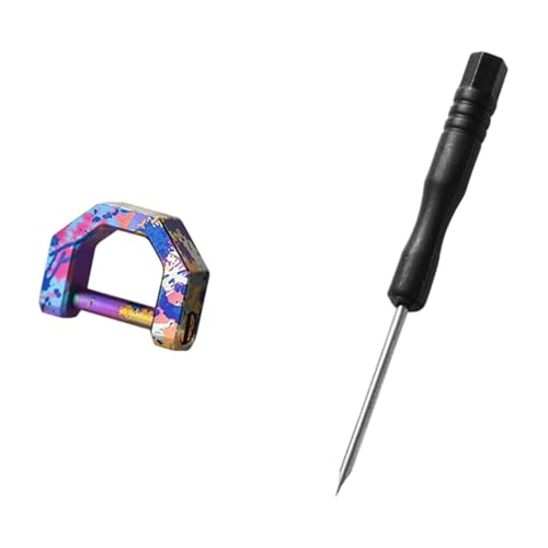 Zeizafa Karabiner Schlüsselanhänger mit abnehmbarem Schraubendreher, leichte Outdoor Ausrüstung zum Wandern, Camping, unverzichtbarer Schraubendreher inklusive Karabiner