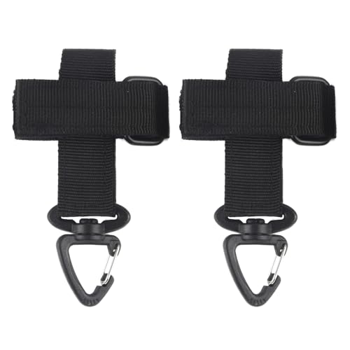 iCovalescent 2 Stück Handschuhhalter, Handschuhhalter Gürtel, Einstellbar Handschuhe Halter, Ideal für Feuerwehr Handschuhe, Einsatzhandschuhe Polizei, Gärten, Baustellen(Schwarz)