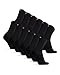 Produktbild DANISH ENDURANCE Weiche Socken 6 Paare (Schwarz, EU 39-42)