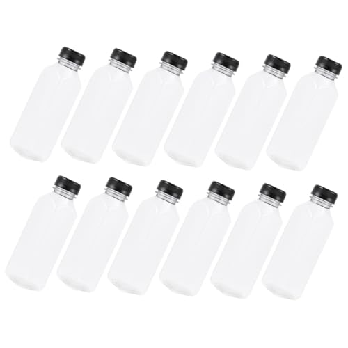 Bouteilles plastique transparentes pour jus frais Mikinona réutilisables et légères