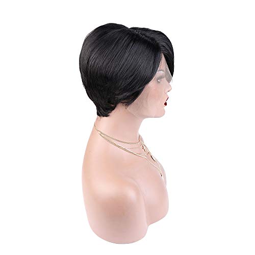 Blisshair Short Bob Pixie Cut Wig Lace Front Curly Human Hair Wigs For Black Women 100% Brazilian Hair Side Part Wigs With Baby Hair #TOP7