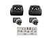 95-04 Toyota Tacoma Pickup Standard Bed Rear Bumper License Lamp Set
