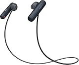 Sony WI-SP500 Wireless in-Ear Sports Headphones, Black (WISP500/B) (Renewed)