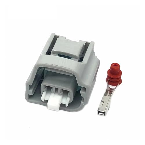Moviziroten Automotive Wire connectors 2 Pin Automotive Plastic Electrical Cable Connector Housing Socket Socket 7283-8129-40 90980-11255 Car Maintenance(1 Set)(10 Sets,Female with Pin)