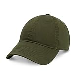CHOK.LIDS Everyday Premium Dad Hat Unisex Cotton Baseball Cap for Men and Women Adjustable Lightweight Polo Style Curved Brim (Army Green)