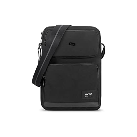 Solo New York Ludlow Universal Tablet Sling Bag, Black, One Size, Ludlow Universal Tablet Sling Bag Cover