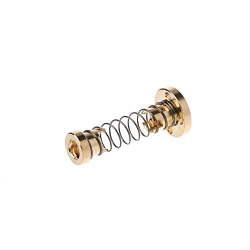 Lysee 3D Printer Parts & Accessories - T8 Anti Backlash Spring Loaded Nut for 8mm Threaded Rod Lead Screws 3D Printer Parts