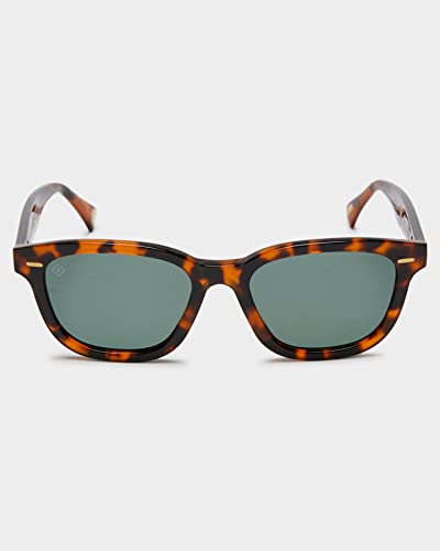 RAEN Ð Myles Ð Unisex Classic Square Sunglasses UV Protection - Huru/Green Polarized Lens (Size 53 MM)2