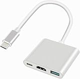Generic 3-in-1 4K Video Converter，USB C to HDMI Adapter, with USB 3.0 & Type-C Charging for Mac & USB-C Devices, THDZ-0083