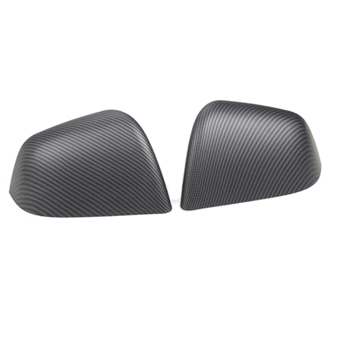 Boîtier de rétroviseur de voiture Tesla Modèle Y coque de protection finition carbone haut de gamme