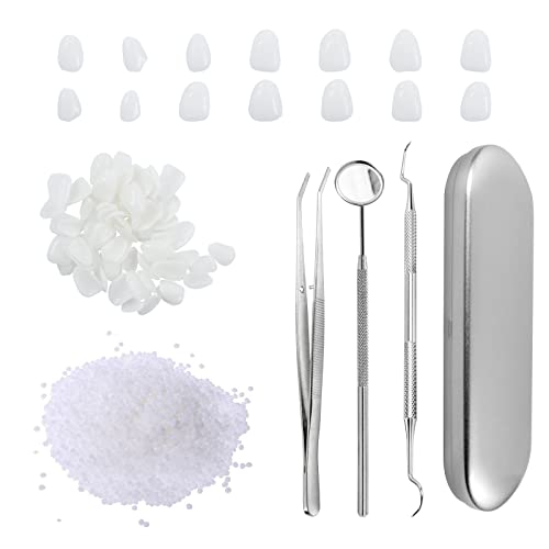 Veneers Snap in Teeth, Fake Teeth, Veneers Snap in Teeth for Snap on Instant and Confidence Smile, Temporary Tooth Repair Kit, Temporary Tooth replacement kit, Teeth Improve Smile