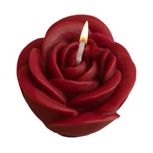 en forma de - Vela de flor de, candelita de para el día de San Valentín | perfumadas con forma de para el Día de San Valentín, Festival, boda, decoración del hoga