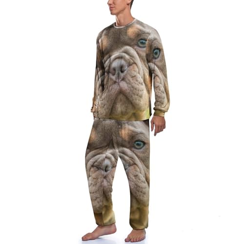 Pyjama homme haut et bas chiot : la solution contre les nuits agitées - 2
