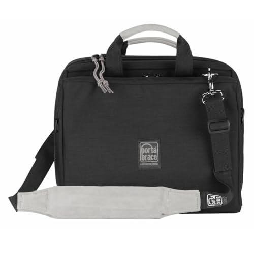 Porta Brace PR-C2 Estuche para Proyector, Negro | Estuche acolchonado con correa de hombro de gamuza y correas para protección y organización miniatura 1