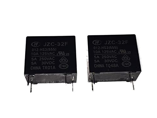 Relais JZC-32F-012-HS pour stopper les pannes de commutation de carte 12V 5A