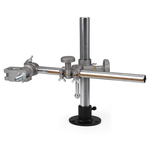 JTVTW Welding Torch Holder Welding Gun Bracket with Base with V Clamp Stroke Adjustable (11.8 * 13 inch)