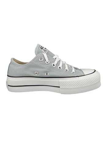 Image of Converse All Star Lift Ox Grey Wolf Shoes for Women-UK 6 / EU 39