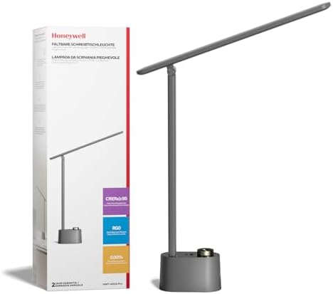 Honeywell H01 Pro Compact LED Desk Lamp with A+C Charging Port