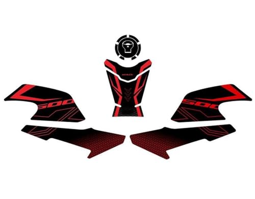 Protector depósito CB500X 2023 pegatinas viaje carretera cuero Color3