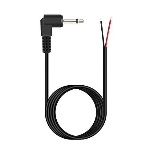 Cable adaptador audio 3.5mm ángulo 90° 6ft miniatura 1