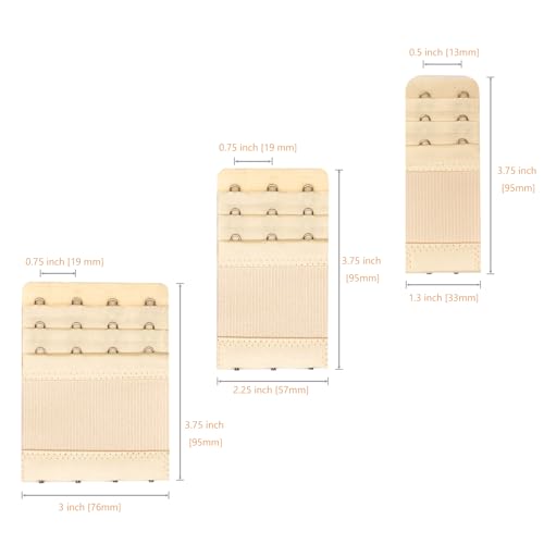 12 Pack Flexible Bra Extender Strap 2/3/4 Hooks Adjustable Bra Strap2