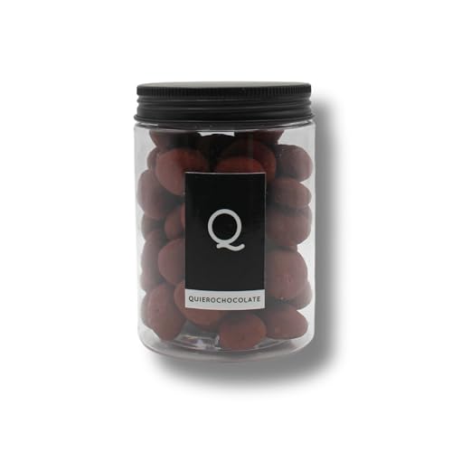 QuieroChocolate – Avellanas Premium Bañadas en Chocolate Artesanal – Sin Gluten, Sin Aditivos – Snack Gourmet – 200g