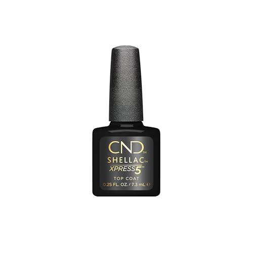 CND Shellac Nail Polish Kit Brand Xpress5 Top Coat 7.3mL