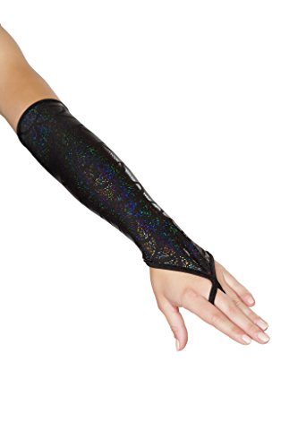 Mermaid Gloves Black