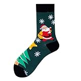 Generisch Calcetines navideños unisex coloridos con motivos festivos – Divertidos calcetines de algodón para Adviento | Divertidos calcetines como idea de regalo, Talla única