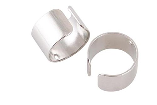 1 pair Punk Metal Simple Ear Bone Clip Ear Cuff No Ear Hole Ear Clip Hook Earring Silver
