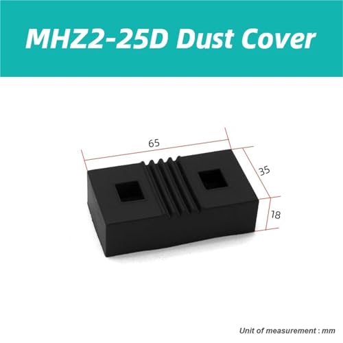 Capot anti-poussière MHZ2 anti-grippage pour vérin à doigt pneumatique 25D