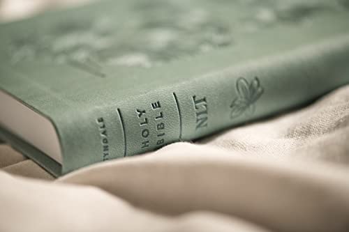 NLT Premium Value Thinline Bible, Filament Enabled Edition (Leatherlike, Bouquet Teal): New Living Translation, Bouquet Teal, Leatherlike, Premium Value Thinline Bible, Filament Enabled Edition