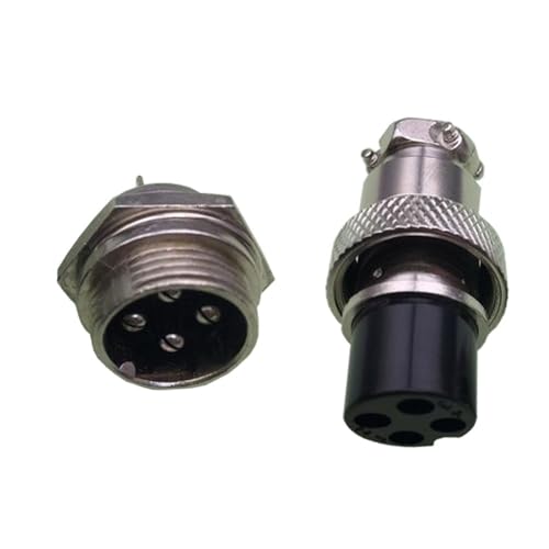 Set 20mm GX20 Conector de Aviación Tornillo 2-8 Pin miniatura 4