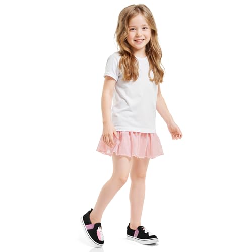 Image of K KomForme Toddler Sneakers for Girls Boys Slip On Canvas Walking Shoes | Lightweight, Comfortable