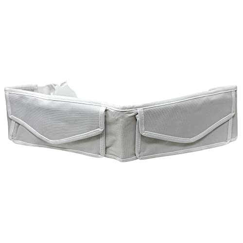 Zenia Adjustable Ihram Belt with Squeeze Belt Release System, Front Pockets and Zippered Compartments - Perfect for Hajj and Umrah