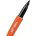 Klein Tools 861014 Skribes Fine Tip Permanent Markers, Black, Hard Hat Clip, Multi-Surface Jobsite Marker for Wet, Dry and Oily Surfaces, 4-Pack
