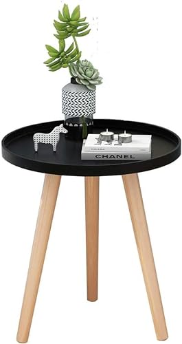 Image of WOOYNEX WOODEN Multifunctional Plant Stand - Modern Home Decor, Wood Planter Holder for Flower Pots, For Living Room Bedroom Balcony Indoor and Outdoor - Kids Stool-(Black)