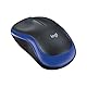 Logitech M185 Kabellose Maus, 2,4 GHz mit USB-Nano-Empfänger, 12 Monate Batterielaufzeit, 1000 DPI Optical Tracking, Für Links- und Rechtshänder, Kompatibel mit PC, Mac, Laptop - Blau